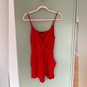 Express Red Romper